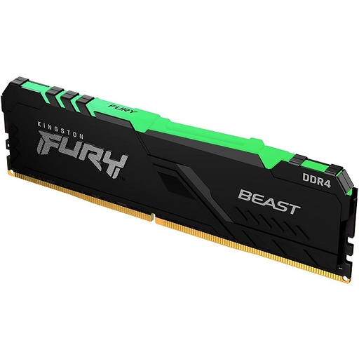 [KF426C16BBA/16] Ram Dimm Kingston Fury Beast 16Gb Ddr4 2666Mhz Cl16 Negro Rgb Kf426C16Bba 16