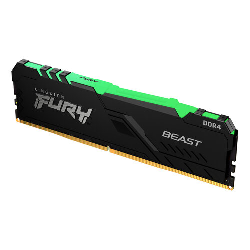 [KF437C19BB1A/16] Ram Dimm Kingston Fury Beast 16Gb Ddr4 3733Mhz Cl19 Negro Rgb 1Gx8 Kf437C19Bb1A 16