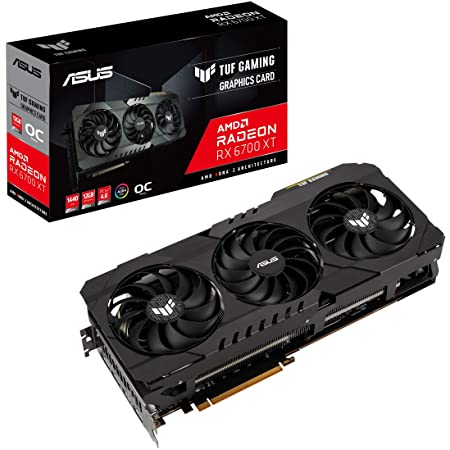 [TUF-RX6700XT-O12G-GAMING] Asus Radeon Tuf Rx 6700 Xt Oc Gddr6 12Gb 16Gbps 192Bit 3Dp Hdcp 650W 2X8Pin 2.9Slot Pcie4.0