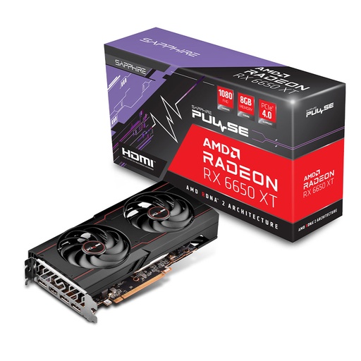 [11319-03-20G] Sapphire Pulse Amd Radeon Rx 6650 Xt Gaming 8Gb Gddr6 Amd Rdna 2 13Dp 11319 03 20G