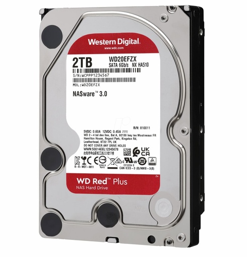 [WD20EFZX] Hdd Pc New Western Digital Red Plus Nas 2Tb Sata 3.5P Wd20Efzx
