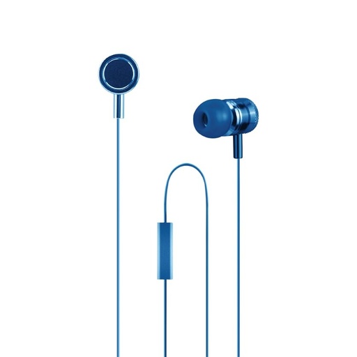 [NA-0305A] Audifonos Con Microfono Naceb Electric 20Mhz 20Khz 3.5Mm Azul Na 0305A