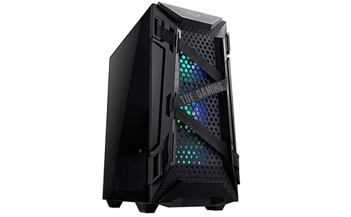[GT301 TUF GAMING CASE/BLK/ARGB FAN//] Gab Asus Tuf Gt301 Atx Media Torre Cristal Templado Gt301 Tuf Gaming Case Blk Argb Fan