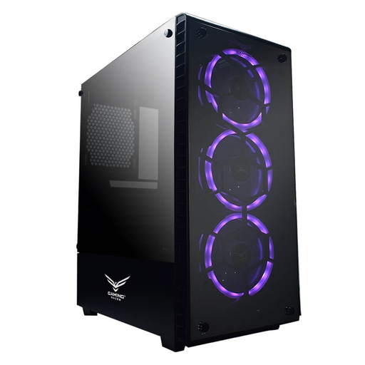 [NA-0602] Gab Naceb Hydra Full Atx 3Xfan Rbg 1Xusb3.0 2Xusb2.0 Negro Sin Fuente Na 0602