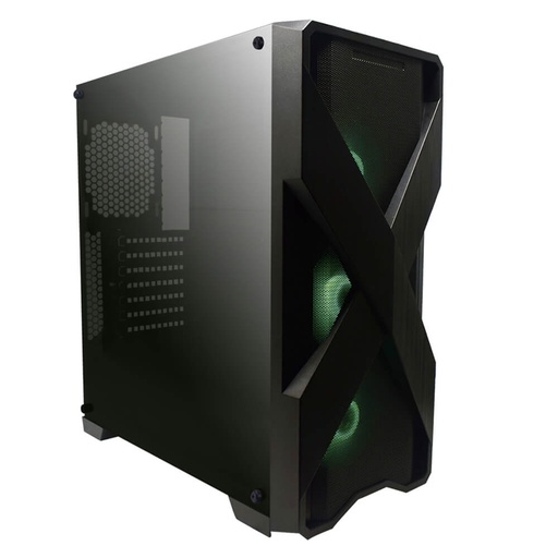 [NA-0605] Gab Naceb X Case Full Atx 3Xfan Rbg 1Xusb3.0 2Xusb2.0 Negro Sin Fuente Na 0605