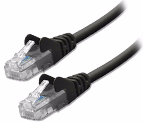 [A3L791-03-BLK-S] Cable Belkin De Red Cat5E Rj 45 Rj 45 90 Cm Negro A3L791 03 Blk S