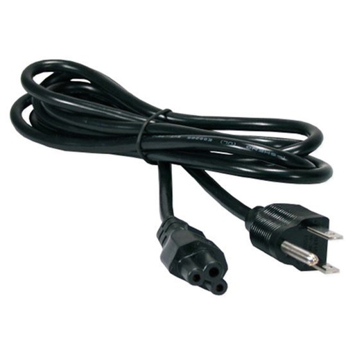 [348591] Cable De Corriente Manhattan 1.8M Para Cargador De Laptop Computadora Negro 348591