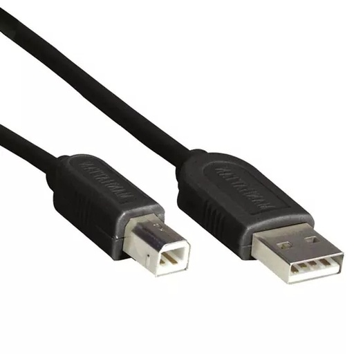 [342650] Cable De Impresora Manhattan Usb A B 1.8M Negro 342650