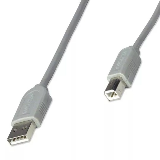 [317863] Cable De Impresora Manhattan Usb A B 3.0M Gris 317863