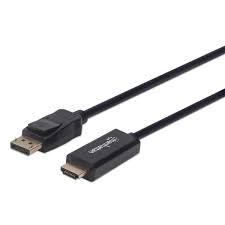 [153201] Cable Manhattan Con Puerto Display A Hdmi 1.8M 4K Uhd 60Hz 153201