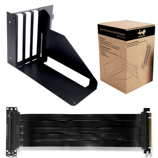 [RISER-SOCKET] Cable Riser Y Socket In Win Para Tarjeta De Video Pci E 3.0 X16 250Mm Riser Socket