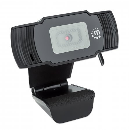 [462006] Camara Web Manhattan Full Hd 1080P Lente 2 Mpx Usb Plug And Play Negra 462006