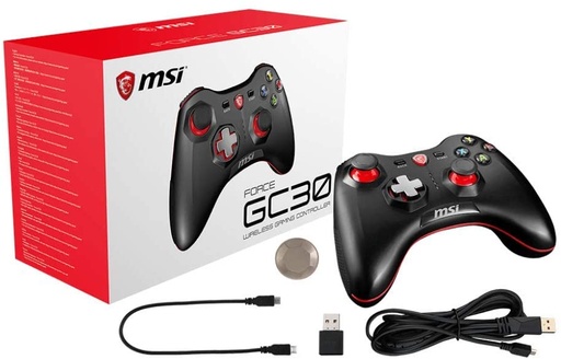 [FORCE GC30 V2] Control Gaming Msi Gc30 Soprte Inalambrico Motor De Vibracion Pc Android Consolas Force Gc30 V2