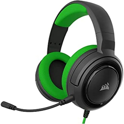 [CA-9011197-EU] Diadema Corsair Alambrico Hs35 3.5Mm Analog 20Hz Micro Extraible Verde Ca 9011197 Eu