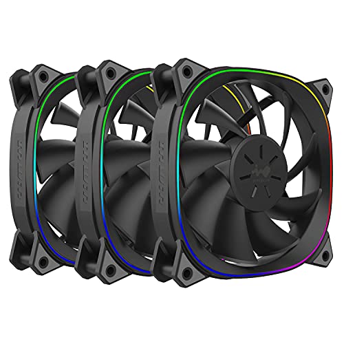 [SIRIUS EXTREME LOOP TRIPLE PACK] Kit De Ventilador In Win 3Pzs Black 5V Argb Pwm Sirius Extreme Loop Triple Pack