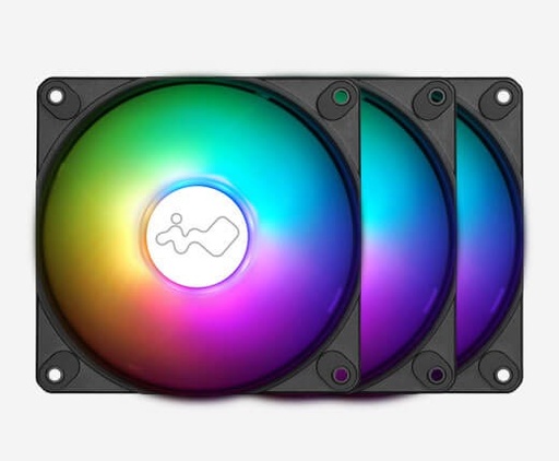 [LUNA TRIPLE PACK] Kit De Ventilador In Win Luna 3Pzs 5V Argb 1800 Rpm Pwm Luna Triple Pack