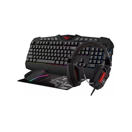 [NA-0934] Kit Teclado Mouse Diadema Mousepad Led Usb Naceb Na 0934