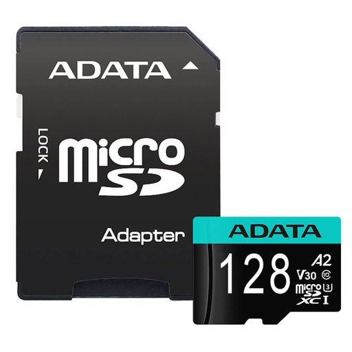 [AUSDX128GUI3V30SA2-RA1] Micro Sd Adata Premiere Pro 128Gb Sdxc Sdhc Uhs I U3 Con Adaptador Ausdx128Gui3V30Sa2 Ra1