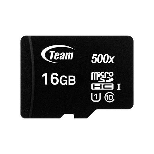 [TUSDH16GCL10U03] Micro Sd Hc Teamgroup 16Gb Cl10 Uhs I 80 Mbs Con Adaptador Negro Tusdh16Gcl10U03