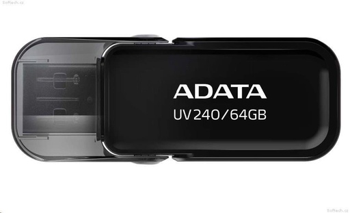 [AUV240-64G-RBK] Memoria Usb Adata 64Gb 2.0 Auv240 Negra Auv240 64G Rbk