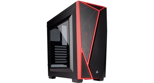 [CC-9011107-WW] Gab Corsair Carbide Spec 04 Con Ventana Atx 1Xusb3.0 1Xusb2.0 Negro Y Rojo Cc 9011107 Ww